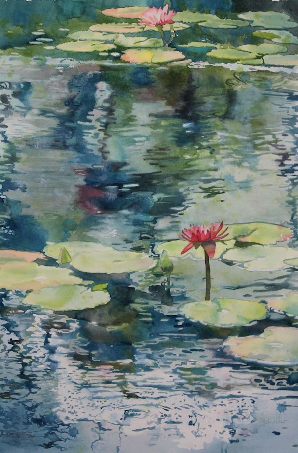 600x911 Reflective Surfaces Top 10 Tips For Painting Water - Watercolor Painting Water Ripples