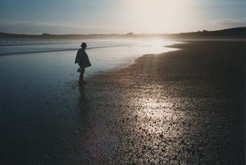 800x536 Watercolor Landscape Painting Of Atmospheric Beach Scene - Watercolor Paintings Beach Scenes