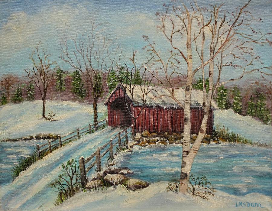 900x698 Covered Bridge Paintings Fine Art America - Watercolor Paintings Of Bridges