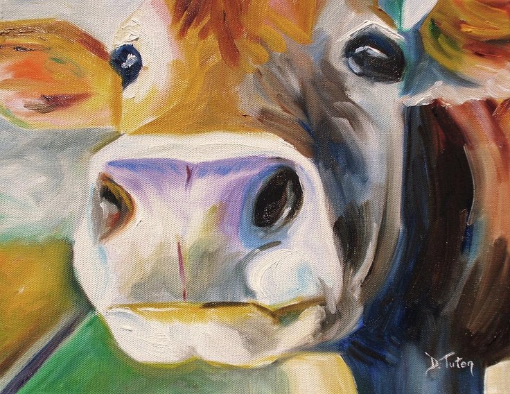 736x568 Pictures Watercolor Paintings Of Cows, - Watercolor Paintings Of Cows