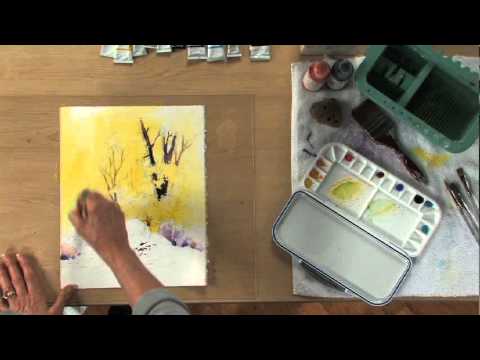 480x360 Preview Watercolor Unleashed Painting The Autumn Landscape With - Watercolor Paintings Of Fall Scenes