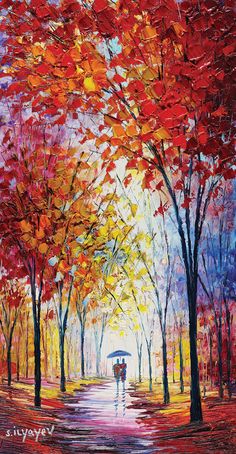236x454 65 Best Fall Scenes Images In 2018 Oil Painting On - Watercolor Paintings Of Fall Scenes