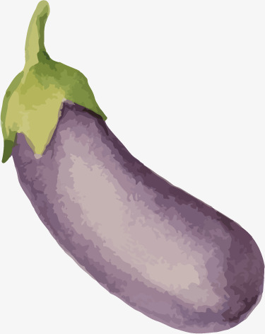 375x472 Purple Eggplant Watercolor Painting, Watercolor Vector, Fruit - Watercolor Paintings Of Fruits And Vegetables