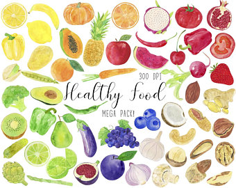 340x270 Watercolor Vegetable Etsy - Watercolor Paintings Of Fruits And Vegetables