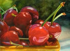 236x171 6639 Best Cherries Galore Images Fruit Painting - Watercolor Paintings Of Fruits And Vegetables