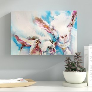 310x310 Goat Painting Wayfair - Watercolor Paintings Of Goats