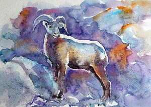 300x213 Goat Paintings Fine Art America - Watercolor Paintings Of Goats