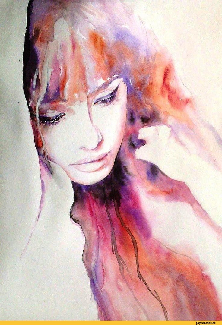 736x1078 Watercolour Paintings Of People 371 Best Art - Watercolor Paintings Of People