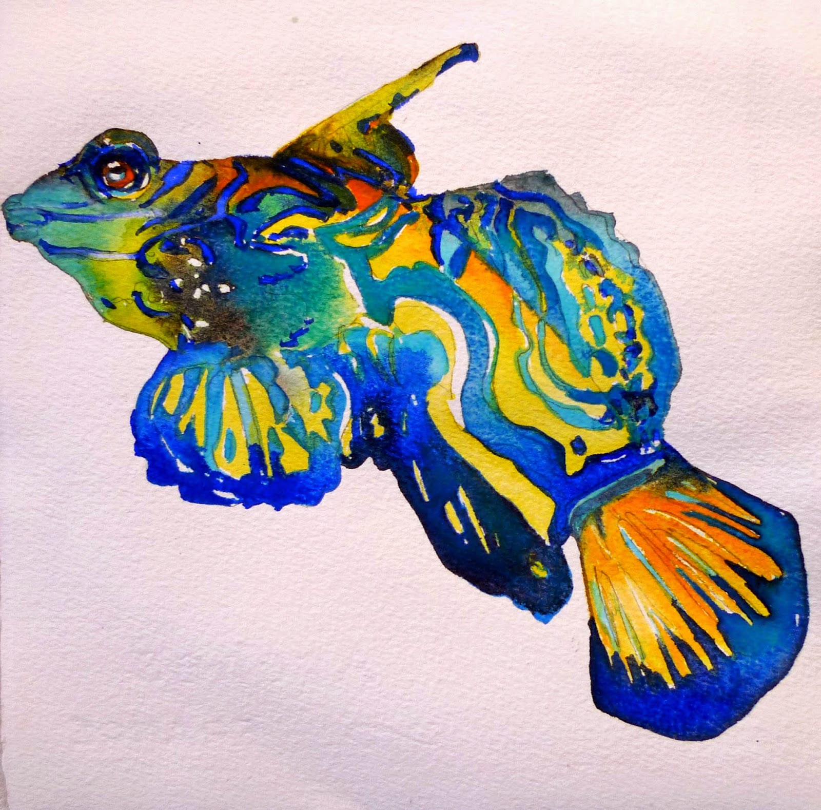 1600x1578 Paintings Watercolor In Beautiful Acadia, Maine! - Watercolor Paintings Of Tropical Fish