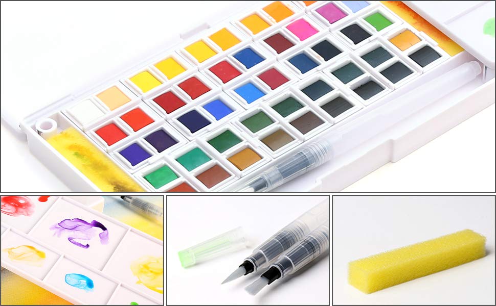 970x600 Dainayw Watercolor Paint Set - Watercolor Paints Amazon
