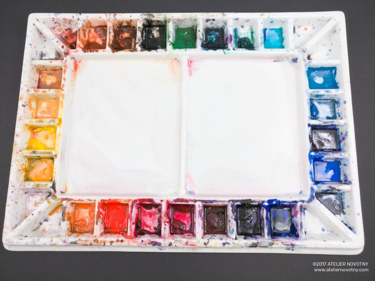 1200x900 How To Set Up Your Watercolor Palette 5. Studio Palettes - Watercolor Palette Arrangement