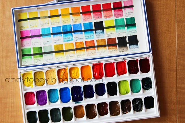 645x430 Happy Little Studio - Watercolor Palette Colors
