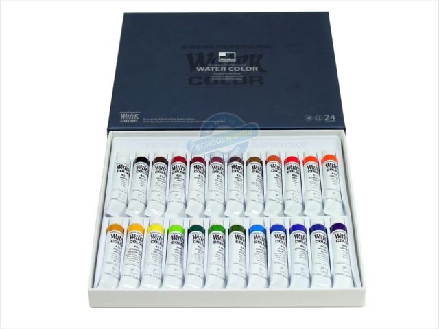 640x479 Shinhan Professional Watercolor Paint Set 24 Colors 7.5ml Aluminum - Watercolor Palette Colors