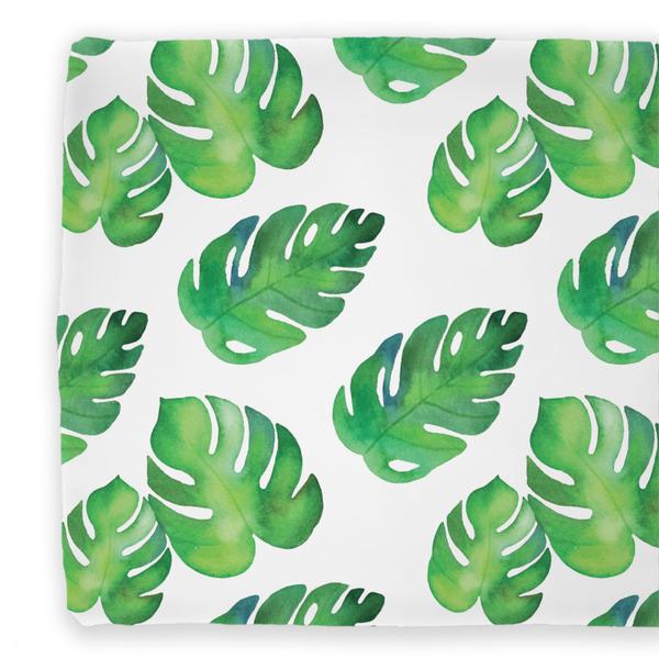 600x600 Tropical Watercolor Palm Baby Bedding Tagged Crib Separates - Watercolor Palm