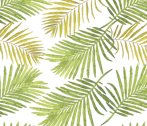 470x402 Watercolor Palm Leaves - Watercolor Palm Leaves