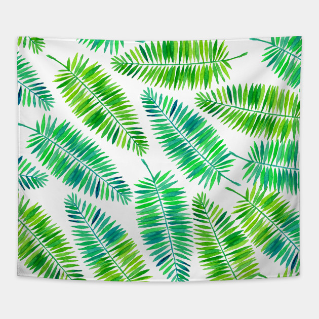 630x630 Watercolor Palm Leaves Pattern - Watercolor Palm Leaves
