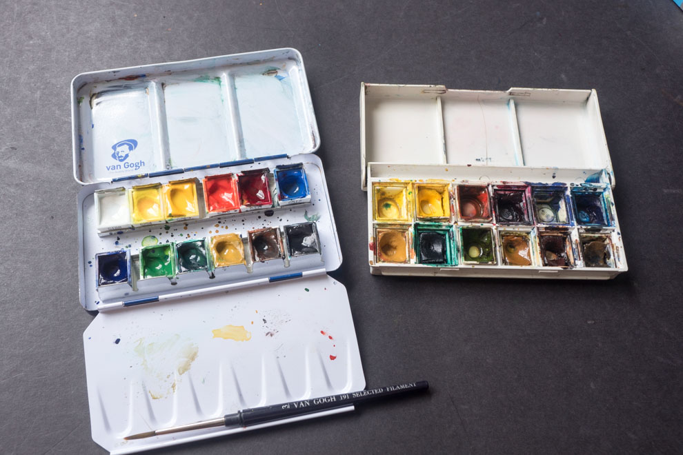 990x660 Review Van Gogh 12 Pan Watercolor Set Parka Blogs - Watercolor Pans
