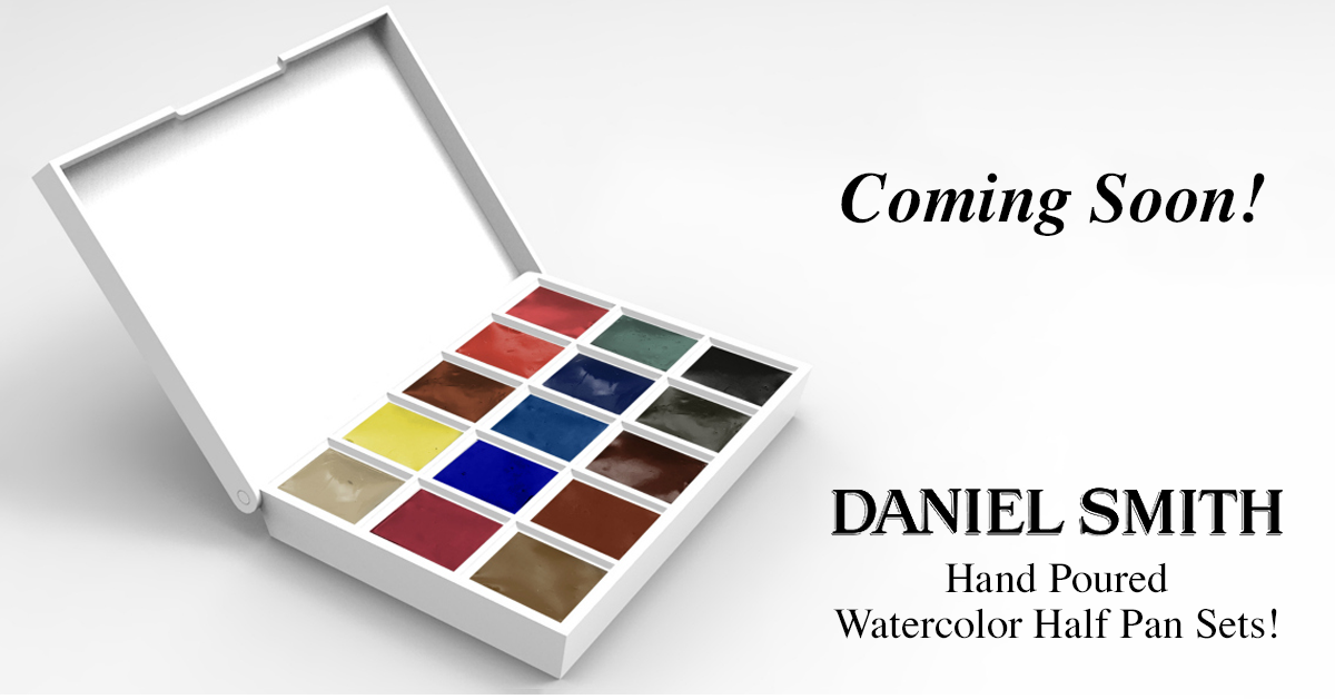 1200x628 Daniel Smith Half Pans - Watercolor Pans