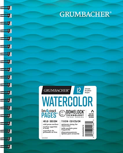 425x531 Grumbacher Watercolor Paper Pad With In Amp Out Pages - Watercolor Paper Amazon