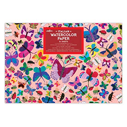 425x425 Eeboo Butterflies Watercolor Paper Pad Toys Amp Games - Watercolor Paper Amazon
