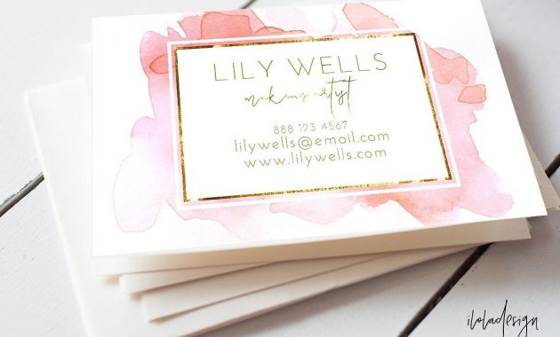 630x380 18elegant Watercolor Paper Business Cards Pics Business Ideas - Watercolor Paper Business Cards