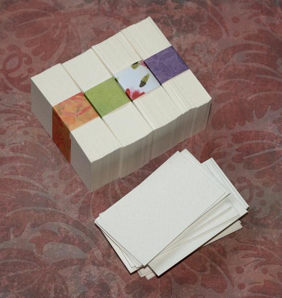 570x603 250 Business Cards ... Watercolor Paper Textured Cards Seller Etsy - Watercolor Paper Business Cards