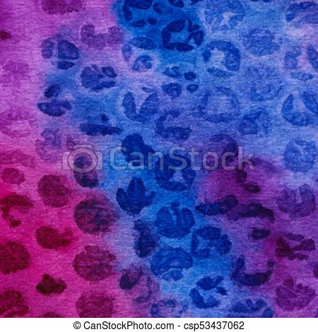 450x470 Blue Pink Violet Watercolor Paper Background. Template For - Watercolor Paper Business Cards
