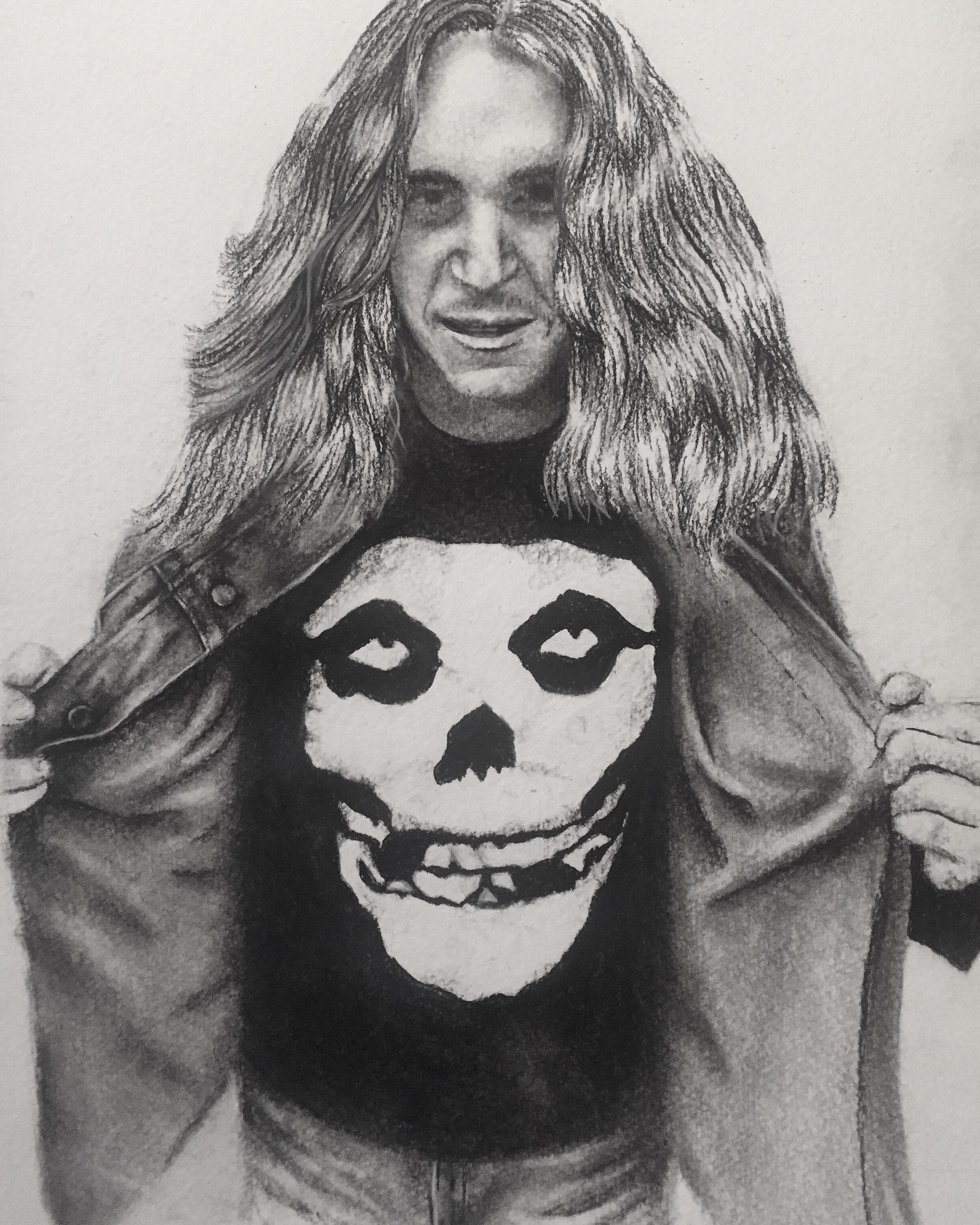 2415x3018 Cliff Burton, Charcoal Pencil On Watercolor Paper, 9x13 Art - Watercolor Paper For Charcoal