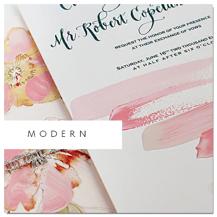 425x425 Unique Custom Watercolor Wedding Invitations - Watercolor Paper Invitations