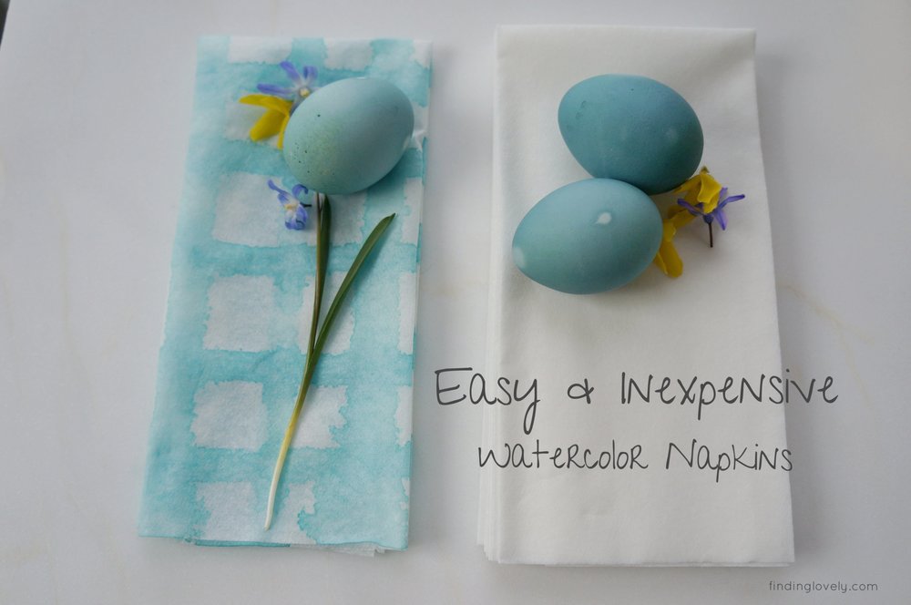 1000x664 Watercolor Paper Napkins Finding Lovely - Watercolor Paper Napkins