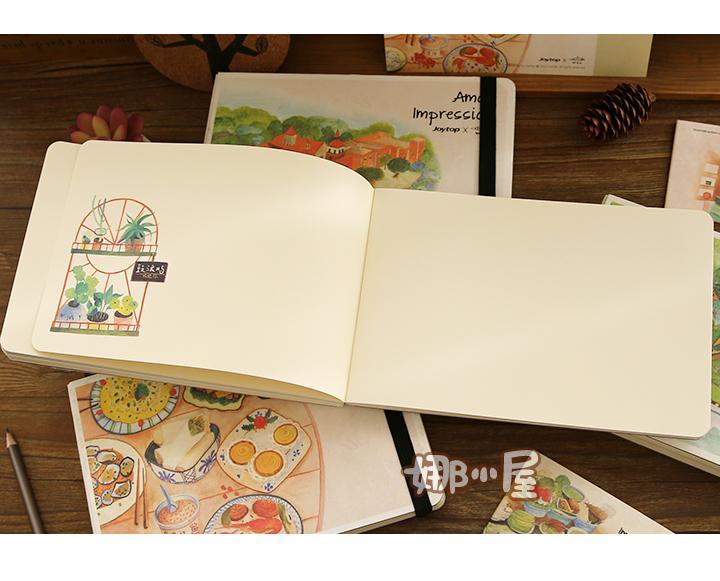 720x581 Stationery Wood A5 Notebook Sketchbook Blank Notepad Watercolor - Watercolor Paper Notebook