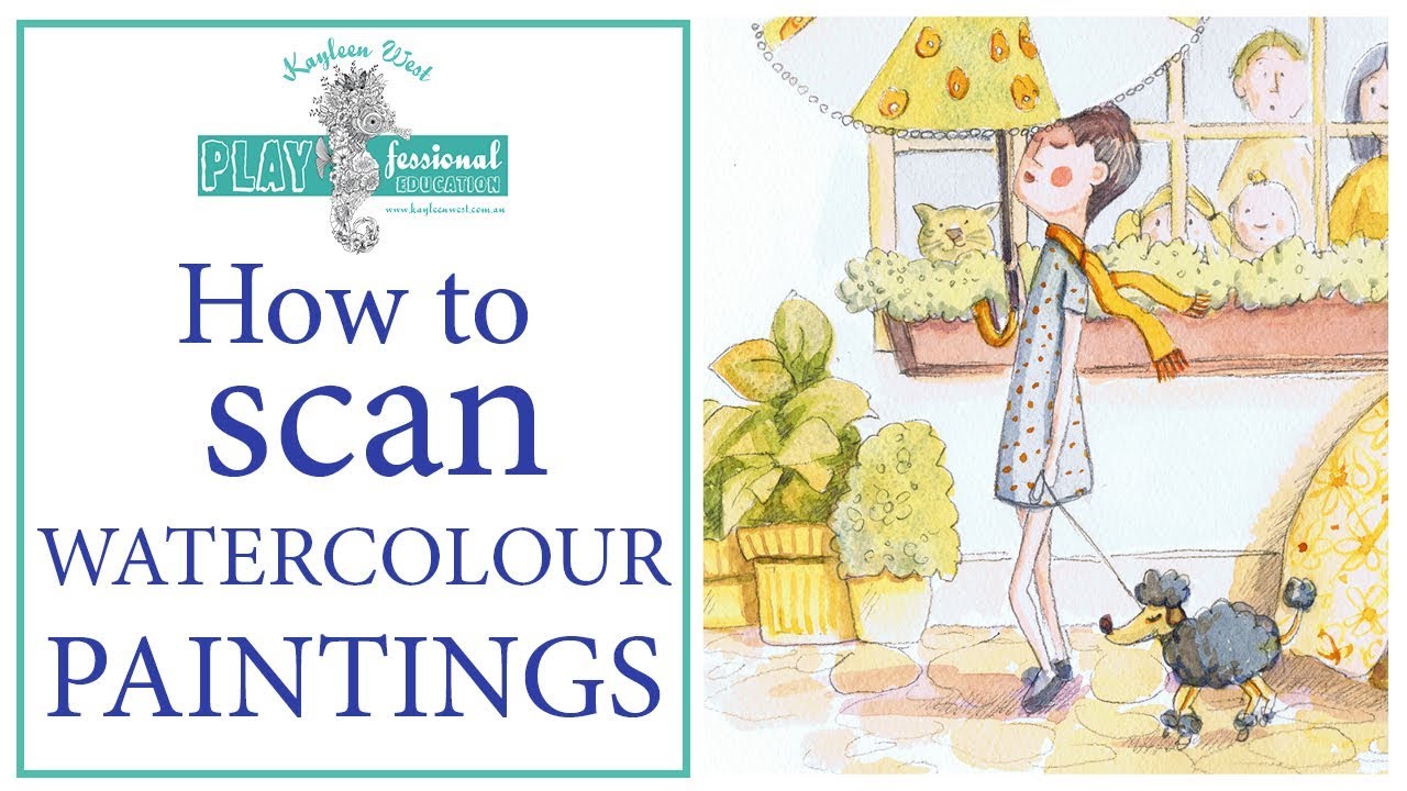 1280x720 How To Scan Watercolour Paintings - Watercolor Paper Scan