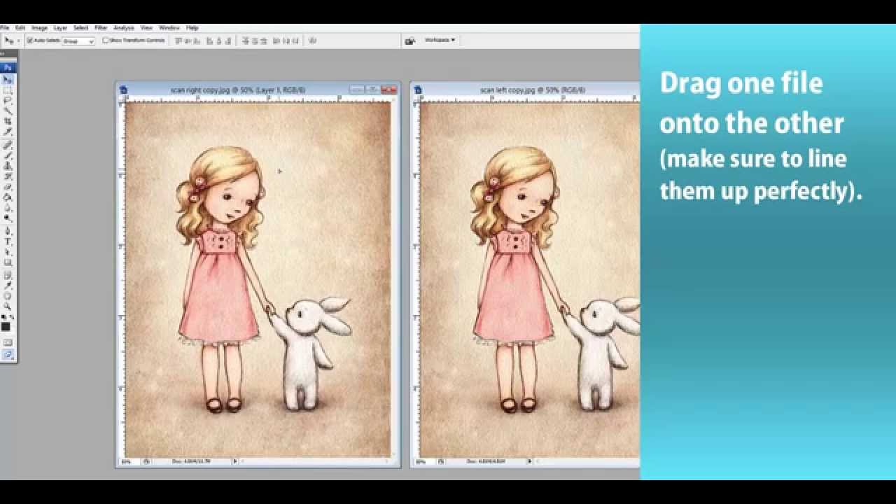 1280x720 Remove Paper Texture From A Scan With Photoshop - Watercolor Paper Scan