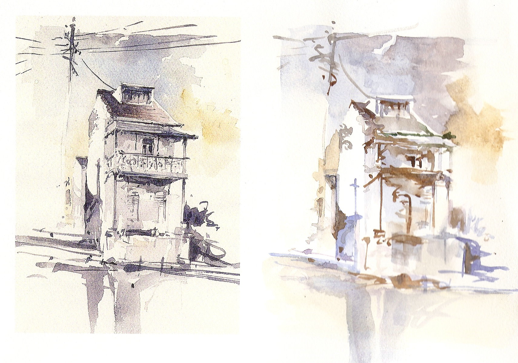 1710x1198 Watercolor Class - Watercolor Paper Scan