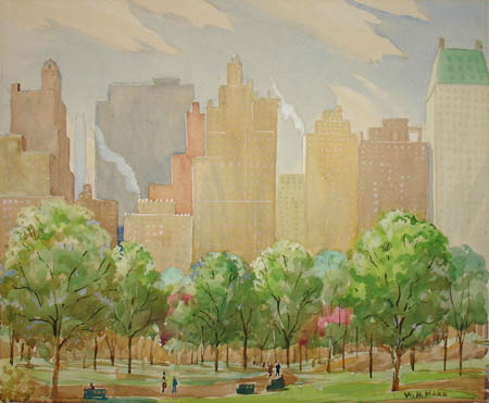 450x371 George Glazer Gallery - Watercolor Park