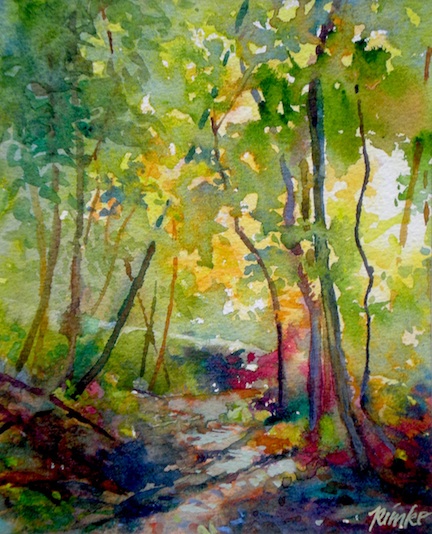 Watercolor Path at PaintingValley.com | Explore collection of ...