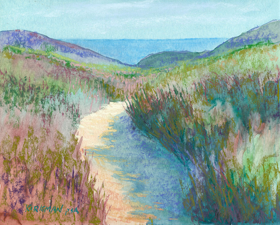 900x724 Rita Kirkman - Watercolor Path