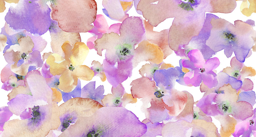 820x440 Watercolor Patterns, Textures, Backgrounds, Images Design - Watercolor Pattern