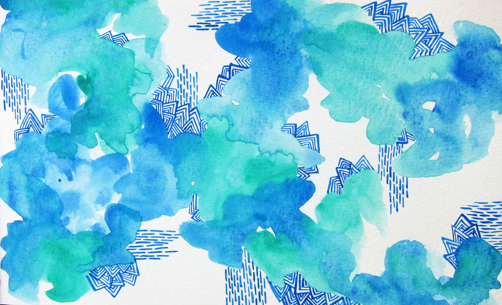 1000x608 Watercolor Patterns Melanieylee - Watercolor Pattern
