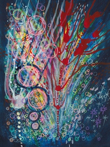 225x300 Download Wallpaper 240x320 Watercolor, Paint, Patterns, Lines - Watercolor Patterns To Paint