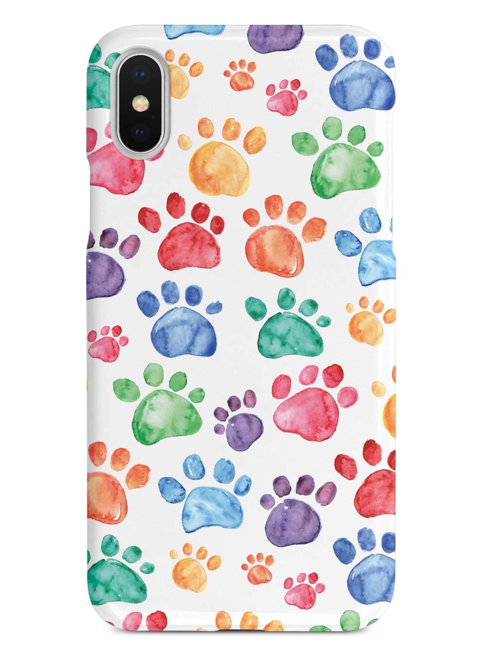 1004x1339 Watercolor Paw Prints Case Inspiredcases - Watercolor Paw Print