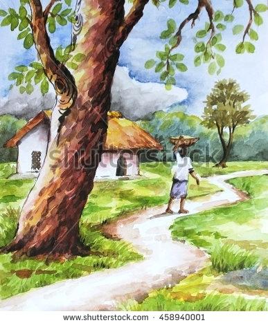 387x470 Water Colour Painting Landscape Watercolor Class Art Class - Watercolor Pdf