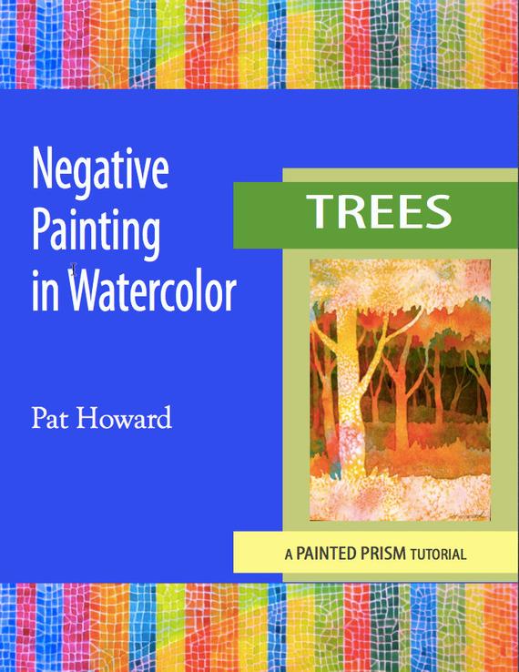 570x738 Watercolor Painting Tutorial Pdf Negative Painting Of Trees Etsy - Watercolor Pdf
