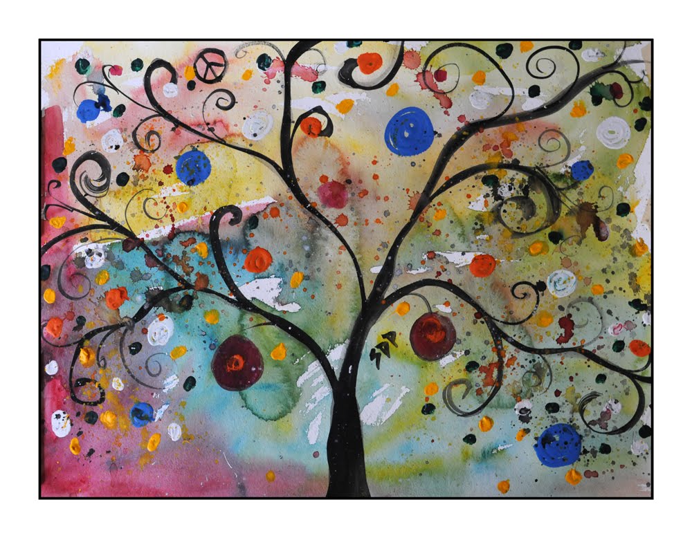 1000x778 Peace Watercolors - Watercolor Peace