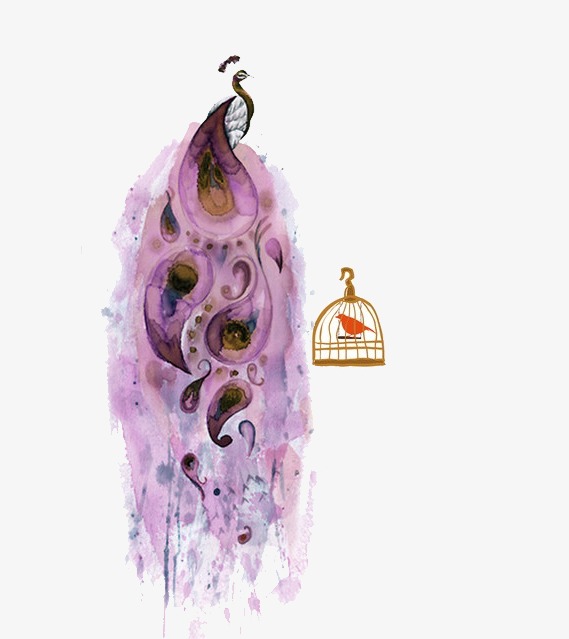 569x639 Watercolor Peacock Feathers, Watercolor, Peacock, Feather Png And - Watercolor Peacock Feather