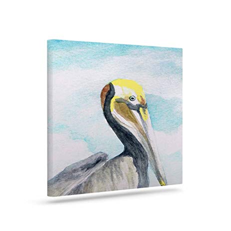 463x463 Kess Inhouse Rosie Brown Pelican Coastal Watercolor - Watercolor Pelican