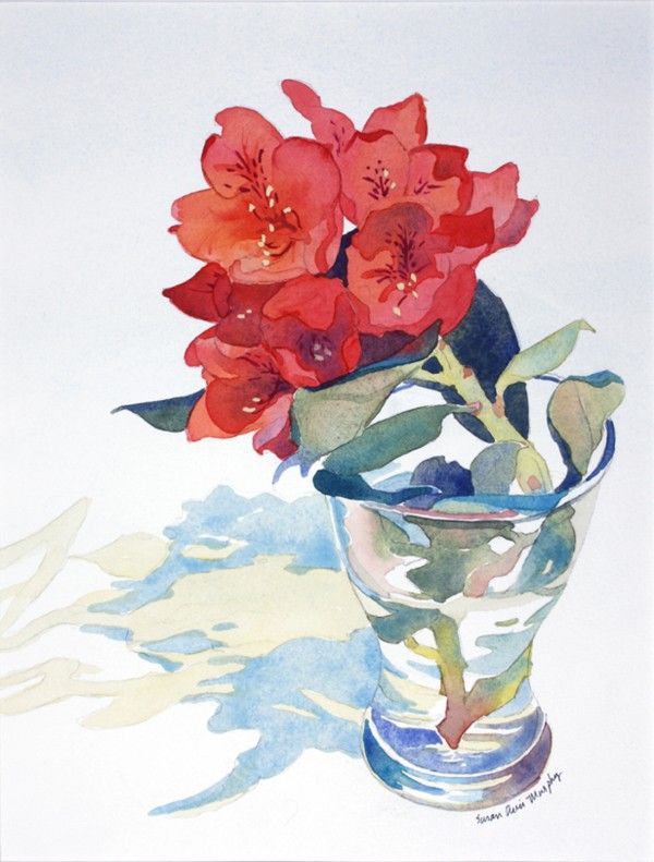 600x791 Image Result For Watercolor Pencil Flowers Still Life Watercolor - Watercolor Pencil Flowers