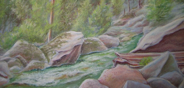 600x289 Colored Pencil Techniques Landscape Painting - Watercolor Pencil Landscape