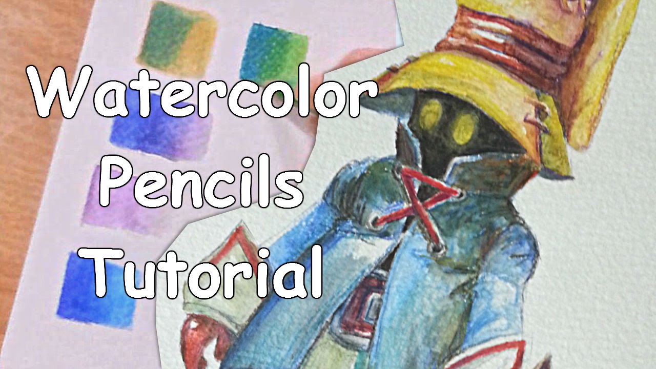 1280x720 Drawing Tutorial How To Use Watercolor Pencils For Beginners - Watercolor Pencil Pictures