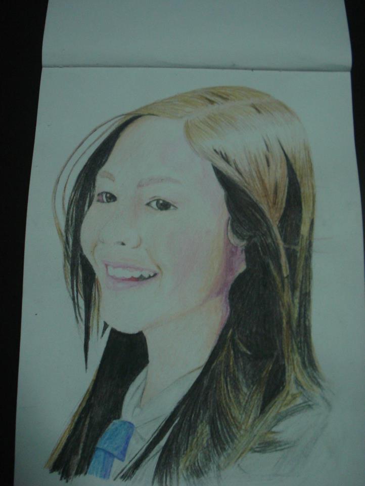 722x960 Janella Salvador Watercolor Pencil Portrait By Kennethicenergy On - Watercolor Pencil Portrait